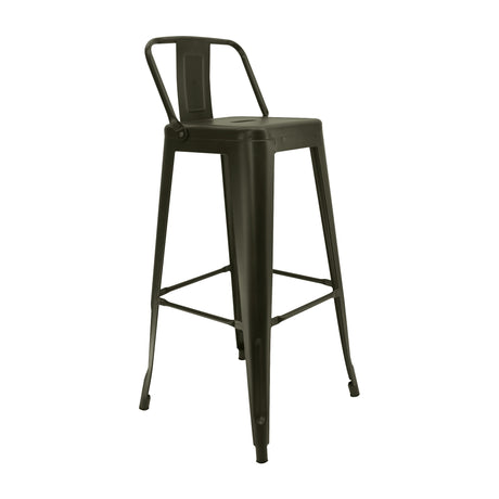 Set x 2 Sillas de Bar Titan Bronce Moderno Metálico 41.5x78cm - Sillas y Butacos | Bylmo