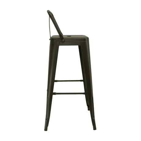 Set x 2 Sillas de Bar Titan Bronce Moderno Metálico 41.5x78cm - Sillas y Butacos | Bylmo