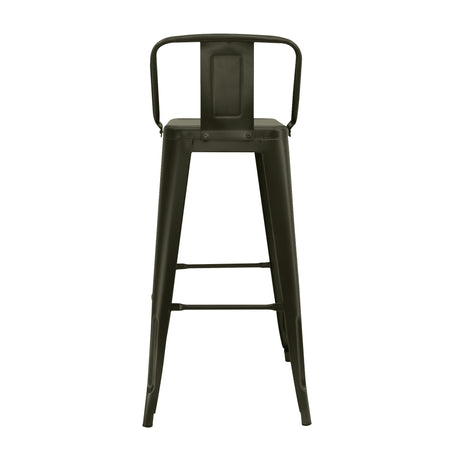 Set x 2 Sillas de Bar Titan Bronce Moderno Metálico 41.5x78cm - Sillas y Butacos | Bylmo