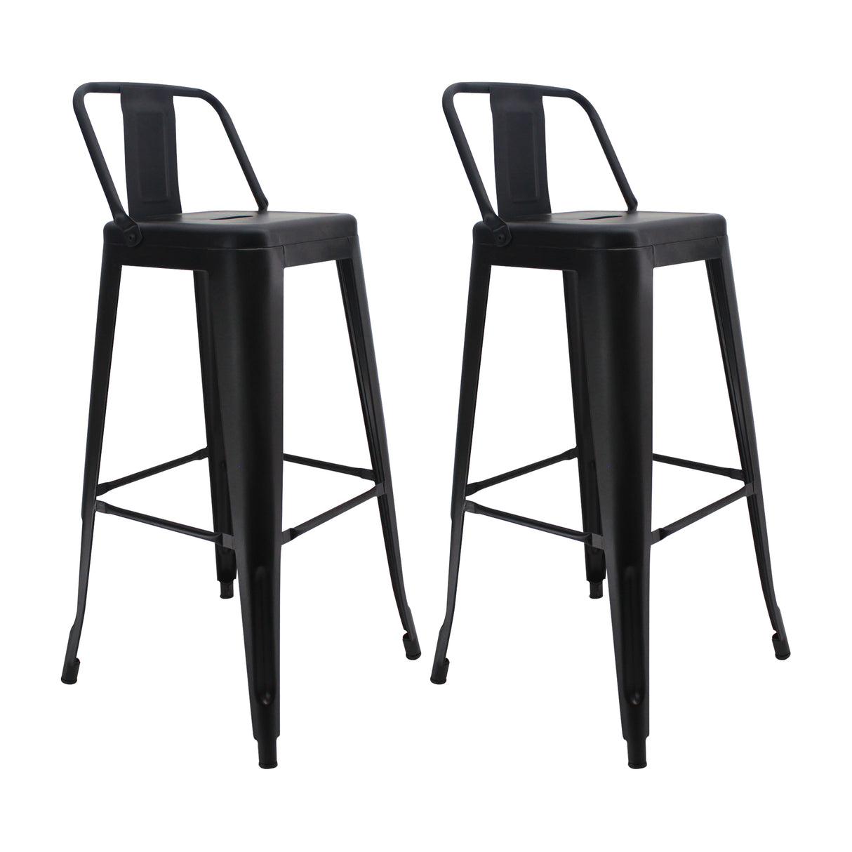 Set x 2 Sillas de Bar Titan Clásicas Resistentes Altas 41.5 cm - Sillas y Butacos | Bylmo