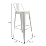 Set x 2 Sillas de Bar Titan Diseño Clásico Resistencia 41.5 cm - Sillas y Butacos | Bylmo
