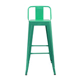 Set x 2 Sillas de Bar Titan Verde Menta Diseño Moderno 41.5 cm - Sillas y Butacos | Bylmo