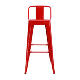 Set x 2 Sillas de Bar Titan 41.5x78cm Rojo - Sillas y Butacos | Bylmo