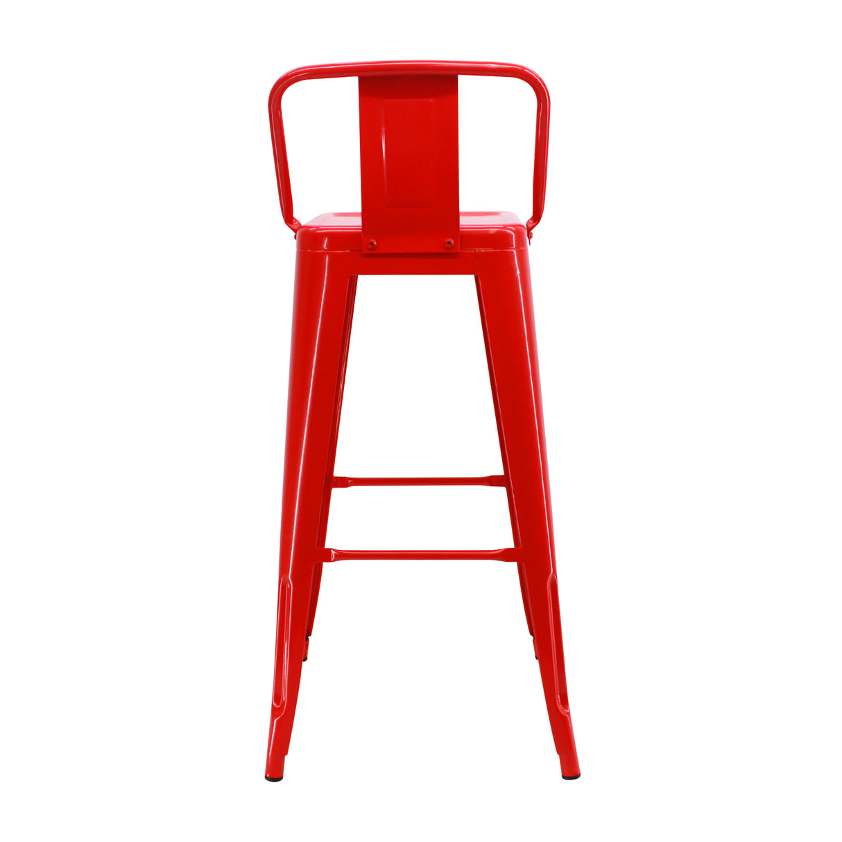 Set x 2 Sillas de Bar Titan 41.5x78cm Rojo - Sillas y Butacos | Bylmo