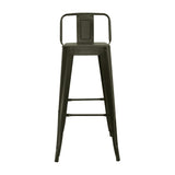 Set x 3 Sillas de Bar Titan Bronce Metal 41.5 cm Resistente - Sillas y Butacos | Bylmo