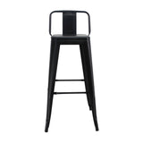 Set x 3 Sillas de Bar Titan Negro Moderno Metal 41.5x78cm - Sillas y Butacos | Bylmo