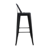 Set x 3 Sillas de Bar Titan Negro Moderno Metal 41.5x78cm - Sillas y Butacos | Bylmo