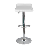 Set x 2 Sillas de Bar Wave Blanco 38x79cm Altura Regulable - Sillas y Butacos | Bylmo