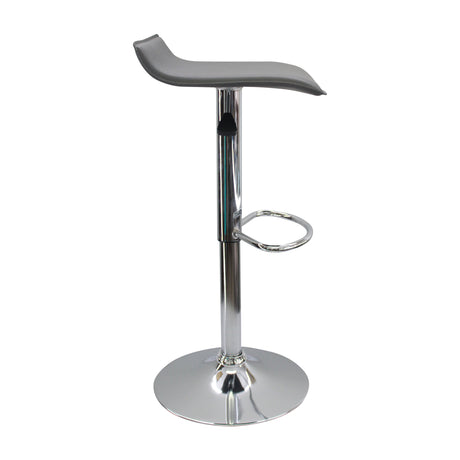 Set x 2 Sillas de Bar Wave Gris 38x79cm Moderno - Sillas y Butacos | Bylmo