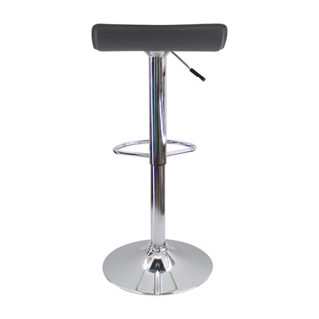 Set x 2 Sillas de Bar Wave Gris 38x79cm Moderno - Sillas y Butacos | Bylmo