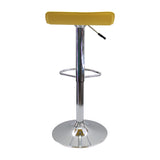 Set x 3 Sillas de Bar Wave Amarillo 38x79cm Diseño Moderno Altura Ajustable - Sillas y Butacos | Bylmo