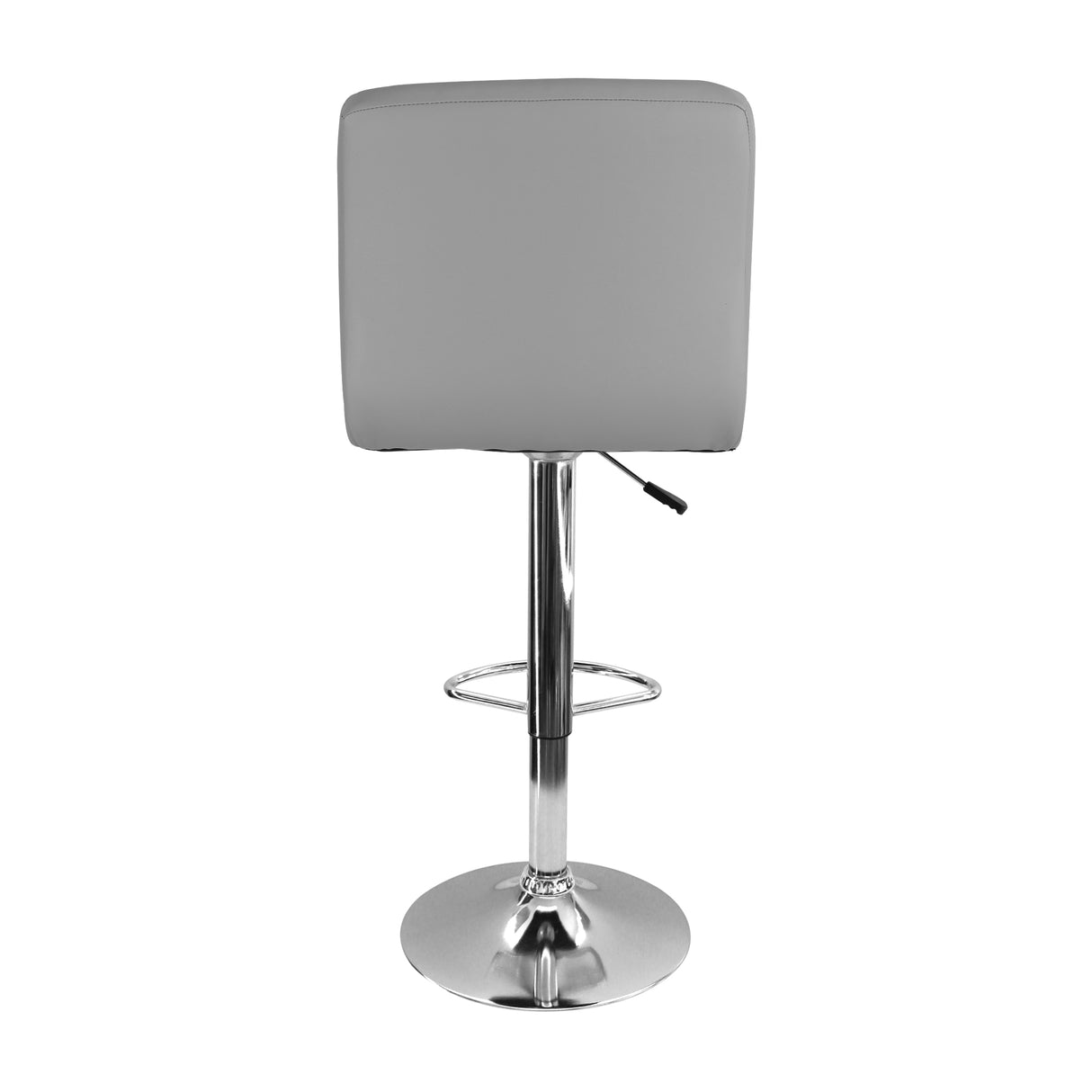 Silla Bar Confort Giratoria Altura Ajustable Gris Diseño Moderno - Sillas y Butacos | Bylmo