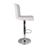 Set x 2 Sillas de Bar Confort Giratorias Ajustables en Altura Blanca - SILLAS Y BUTACOS | Bylmo