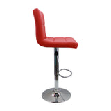 Set x 2 Sillas de Bar Confort Giratorias Ajustables en Altura Rojas - SILLAS Y BUTACOS | Bylmo