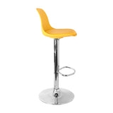 Set x 2 Sillas de Bar July Amarilla Eco Cuero Ajustable en Altura - SILLAS Y BUTACOS | Bylmo