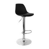 Set x 3 Sillas de Bar July Eco Cuero Negro Ajustable en Altura - SILLAS Y BUTACOS | Bylmo