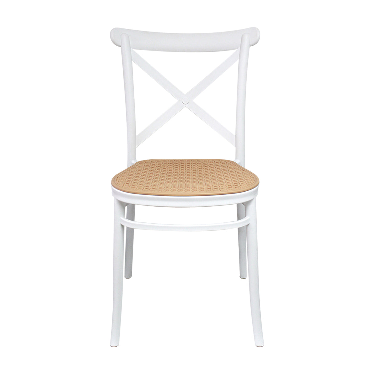 Silla de Comedor Plast Clásica Blanco 41x86cm - SILLAS Y BUTACOS | Bylmo