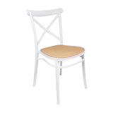 Silla de Comedor Plast Clásica Blanco 41x86cm - SILLAS Y BUTACOS | Bylmo