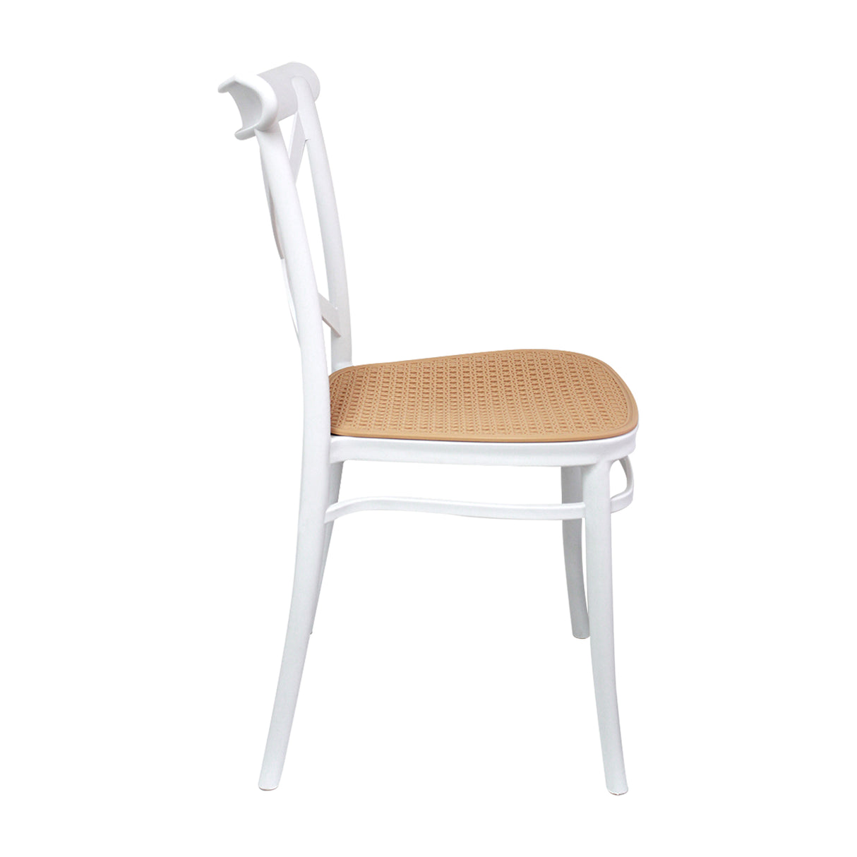 Silla de Comedor Plast Clásica Blanco 41x86cm - SILLAS Y BUTACOS | Bylmo
