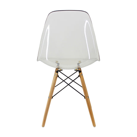 Silla de Comedor DKR Eiffel Policarbonato Transparente - SILLAS Y BUTACOS | Bylmo