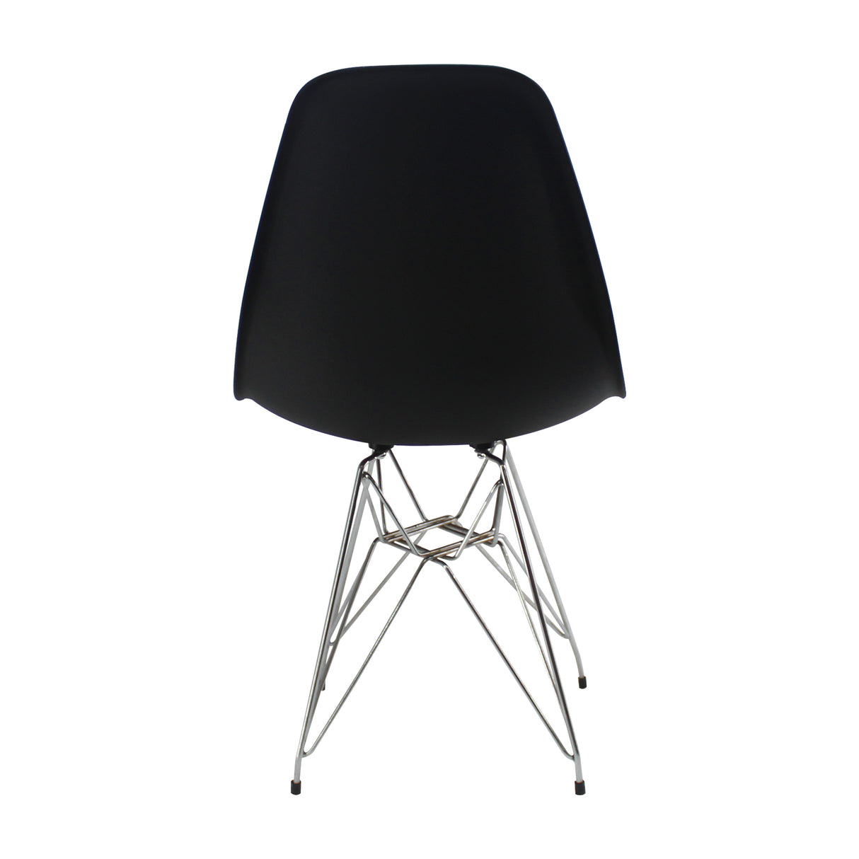 Silla de Comedor DKR Eames Negra 62x44 cm Polipropileno - SILLAS Y BUTACOS | Bylmo