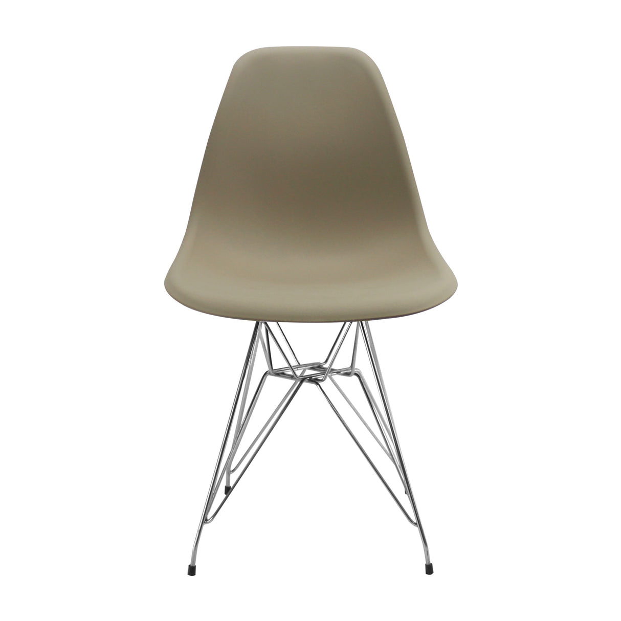 Silla de Comedor DKR Eames Beige 62x44 cm Polipropileno Diseño Moderno - SILLAS Y BUTACOS | Bylmo