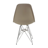 Silla de Comedor DKR Eames Beige 62x44 cm Polipropileno Diseño Moderno - SILLAS Y BUTACOS | Bylmo