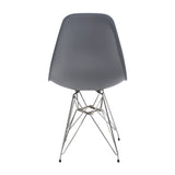 Silla de Comedor DKR Eames Gris 62x44 cm Polipropileno Diseño Moderno - SILLAS Y BUTACOS | Bylmo