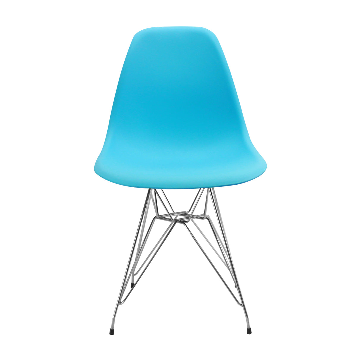 Silla de Comedor DKR Eames Azul 62x82cm 62x44 cm Polipropileno Diseño Moderno - SILLAS Y BUTACOS | Bylmo