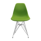 Silla de Comedor DKR Eames Verde 62x44 cm Polipropileno Diseño Moderno - SILLAS Y BUTACOS | Bylmo