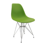 Silla de Comedor DKR Eames Verde 62x44 cm Polipropileno Diseño Moderno - SILLAS Y BUTACOS | Bylmo