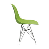 Silla de Comedor DKR Eames Verde 62x44 cm Polipropileno Diseño Moderno - SILLAS Y BUTACOS | Bylmo