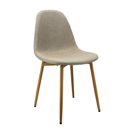 Silla de Comedor BM Lino Beige Moderna 45x85.5cm - Sillas y Butacos | Bylmo