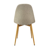 Silla de Comedor BM Lino Beige Moderna 45x85.5cm - Sillas y Butacos | Bylmo