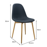 Silla de Comedor BM Indigo 45x85.5cm Moderna - Sillas y Butacos | Bylmo