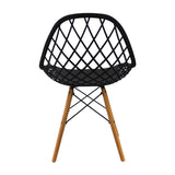 Silla de Comedor Kaila Moderna Negra 49x79 cm - Sillas y Butacos | Bylmo