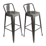 Set x 2 Sillas de Bar Titan Tolix Rústicas 41.5x78 cm Metal - Sillas y Butacos | Bylmo