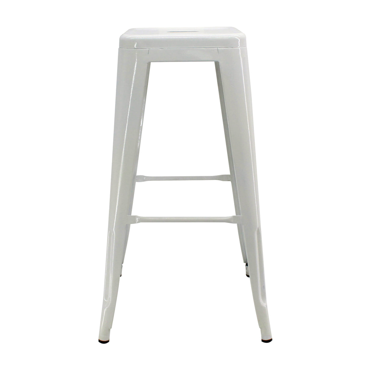 Set x 2 Sillas de Bar Titan Tolix Blanco 41.5x78cm Sin Espaldar - Sillas y Butacos | Bylmo