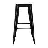 Set x 3 Sillas de Bar Titan Tolix Negro 41.5x78cm Sin Espaldar - Sillas y Butacos | Bylmo