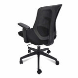 Silla de Oficina Leaf Ergonómica Negra 62x96.5 cm - Sillas de Oficina | Bylmo