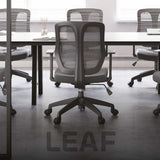 Silla de Oficina Leaf Ergonómica Negra 62x96.5 cm - Sillas de Oficina | Bylmo