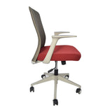Silla de Oficina Kenvo Ergonómica Vinotinto 64x95 cm. - Sillas de Oficina | Bylmo