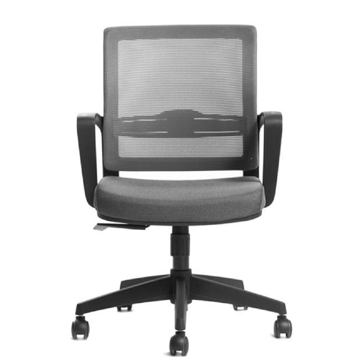 Silla de Oficina Skin Eco Gris 57x59cm con Soporte lumbar regulable. - Sillas de Oficina | Bylmo