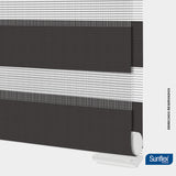 Cortina Roller Duo Coren Roll 120x170cm Gris Oscuro - Cortinas y Persianas | Bylmo