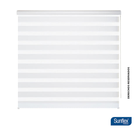 Cortina Roller Duo Coren Roll 120x170cm Blanco - Cortinas y Persianas | Bylmo