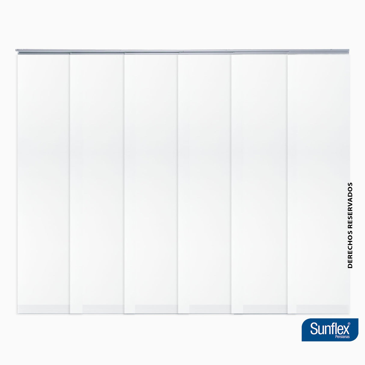 Panel Japones Clásico Solar Screen 300x220cm Blanco - Cortinas y Persianas | Bylmo