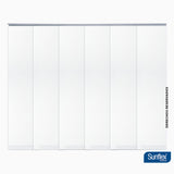 Panel Japones Clásico Solar Screen 300x220cm Blanco - Cortinas y Persianas | Bylmo