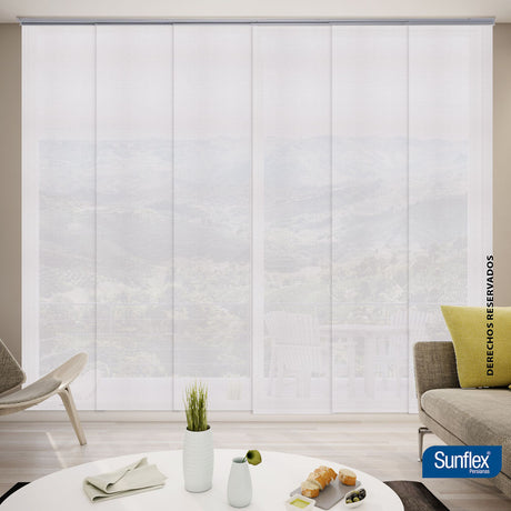 Panel Japones Clásico Solar Screen 240x220cm Gris - Cortinas y Persianas | Bylmo