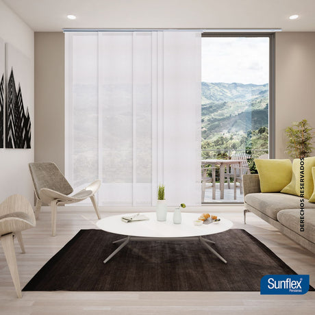 Panel Japones Clásico Solar Screen 180x220cm Gris - Cortinas y Persianas | Bylmo