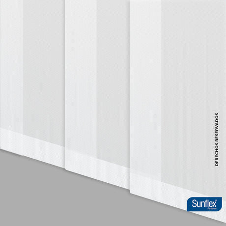 Panel Japones Clásico Solar Screen 240x220cm Blanco - Cortinas y Persianas | Bylmo
